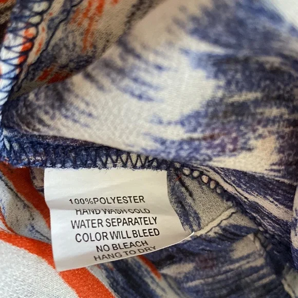 Paola Poggi Italian peach long sleeve sheer boho chic blouse cover up IT 38 US S - Picture 8 of 9